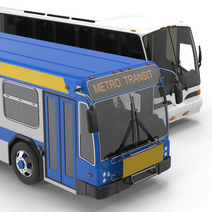 3D Buses Collection