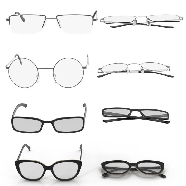 3D model Glasses Collection 3