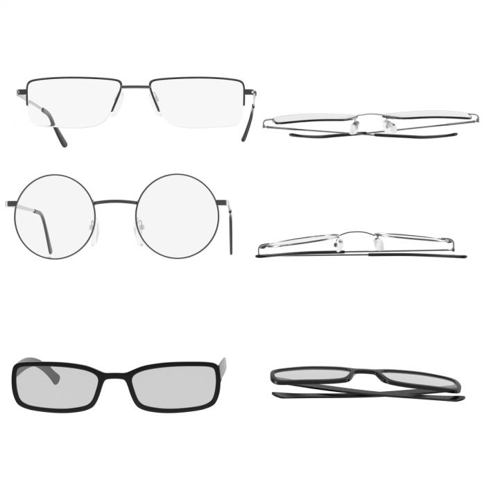 3D model Glasses Collection 3