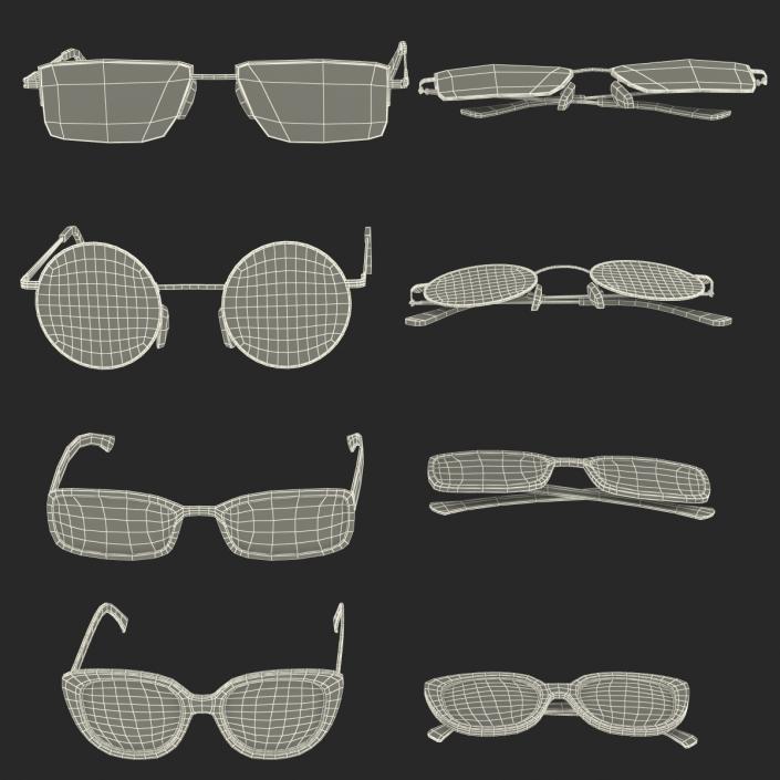 3D model Glasses Collection 3