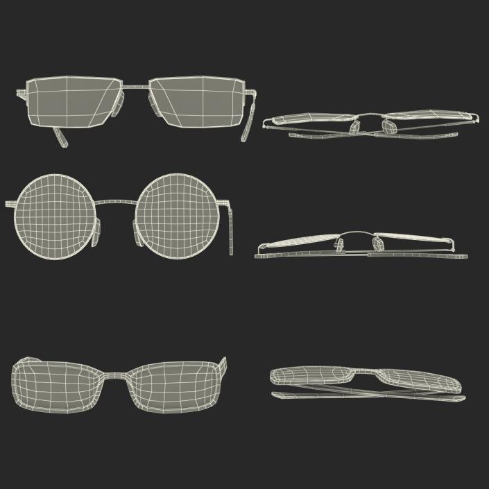 3D model Glasses Collection 3