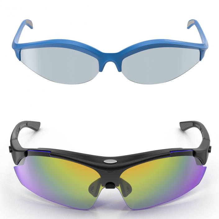 Sport Glasses Collection 3D model