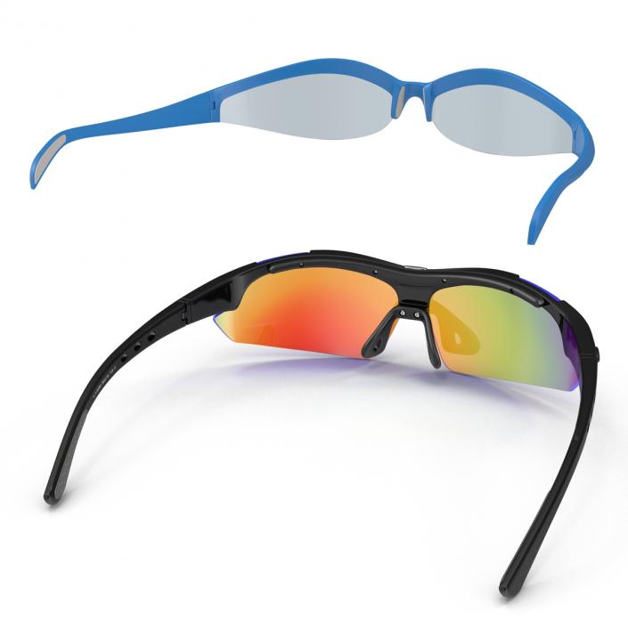 Sport Glasses Collection 3D model