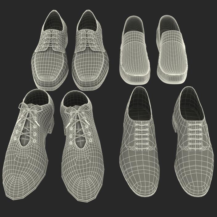 3D model Man Shoes Collection