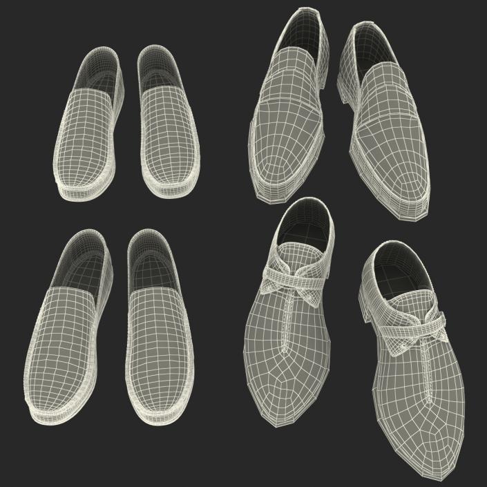 Man Shoes 3D Models Collection 2 3D