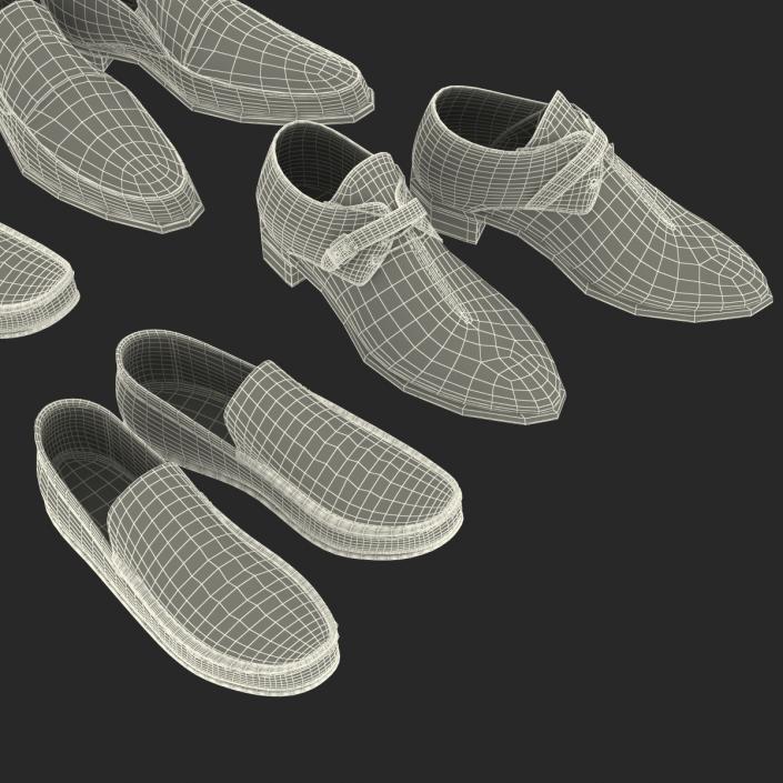 Man Shoes 3D Models Collection 2 3D