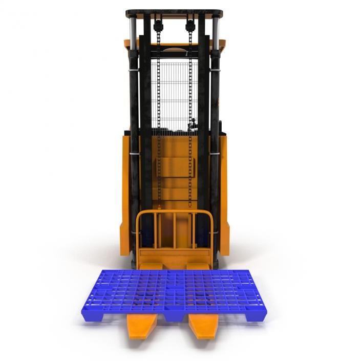 3D Rider Stacker Orange and Pallet