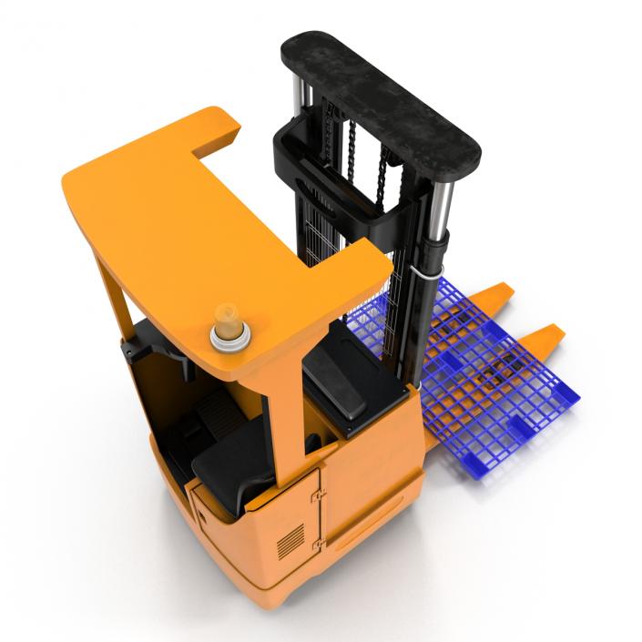 3D Rider Stacker Orange and Pallet