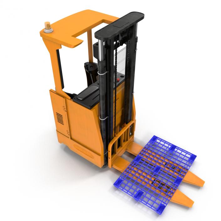 3D Rider Stacker Orange and Pallet