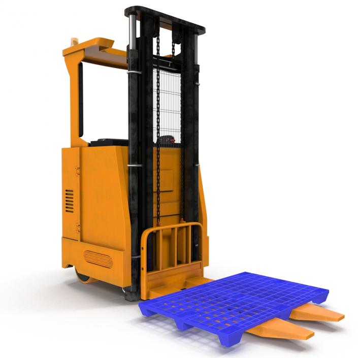 3D Rider Stacker Orange and Pallet