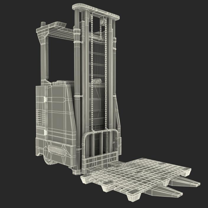 3D Rider Stacker Orange and Pallet