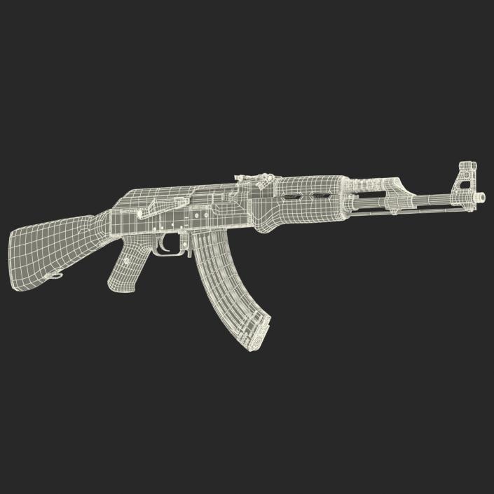 Assault Rifle AK 47 3D model