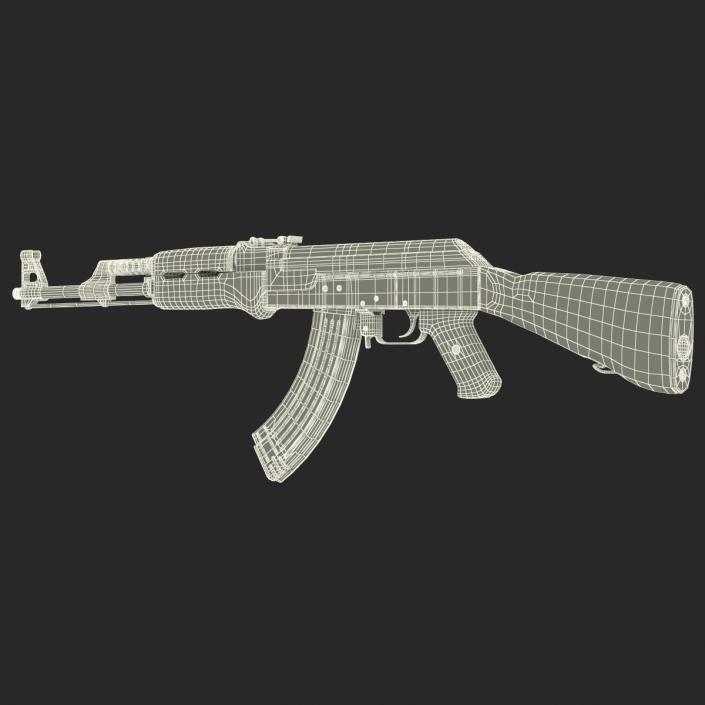 Assault Rifle AK 47 3D model