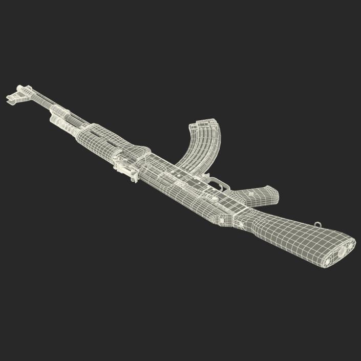 Assault Rifle AK 47 3D model