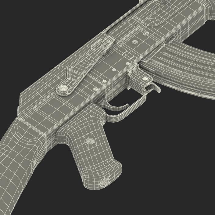 Assault Rifle AK 47 3D model