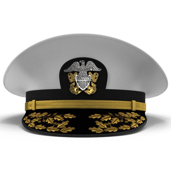 3D Admiral Combination Hat model