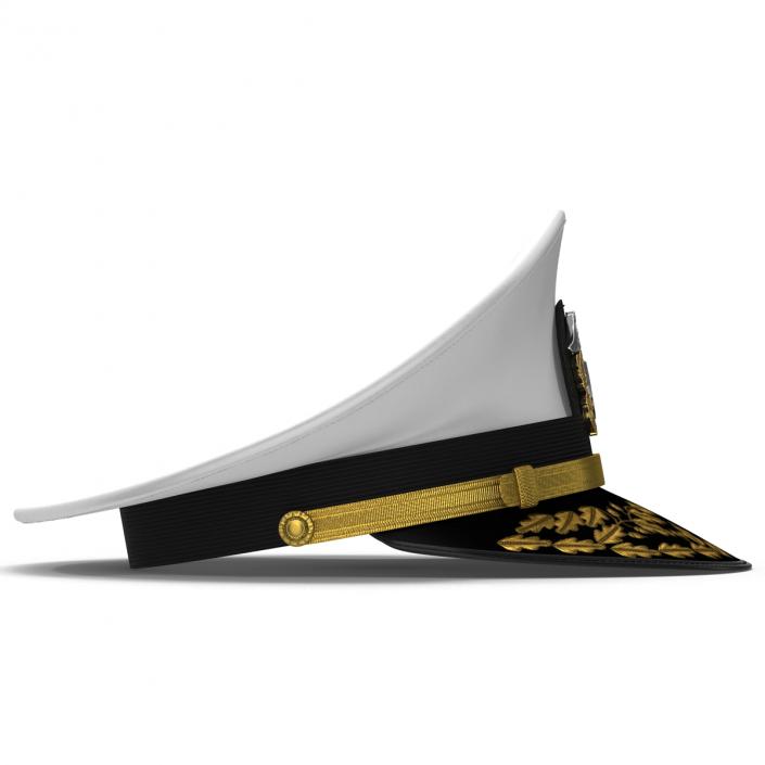 3D Admiral Combination Hat model