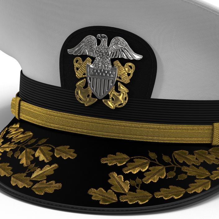 3D Admiral Combination Hat model