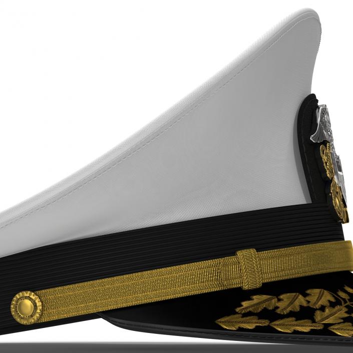 3D Admiral Combination Hat model
