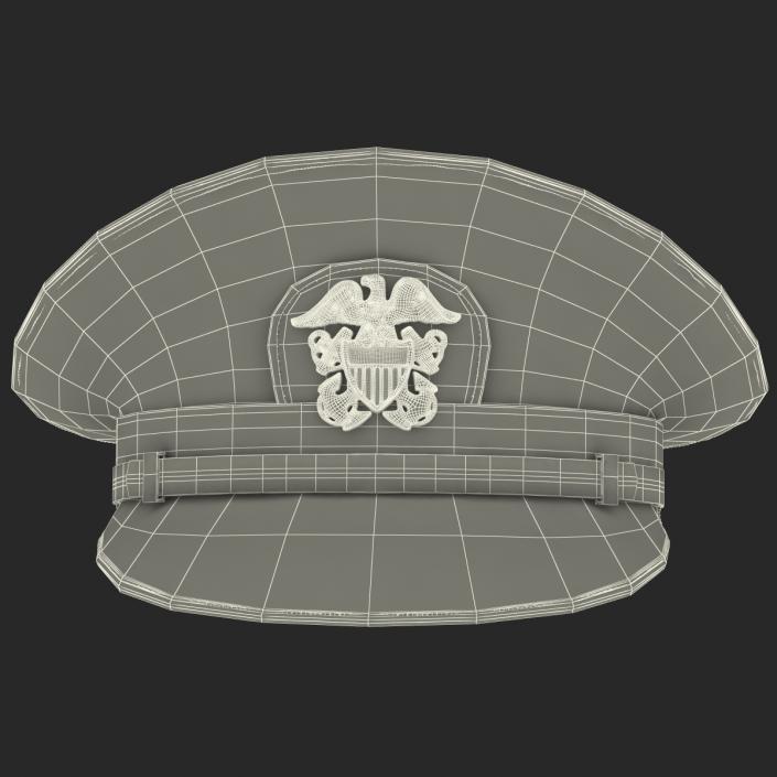 3D Admiral Combination Hat model