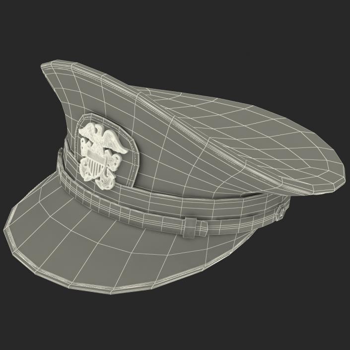 3D Admiral Combination Hat model