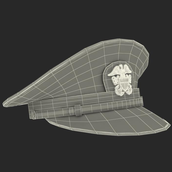 3D Admiral Combination Hat model