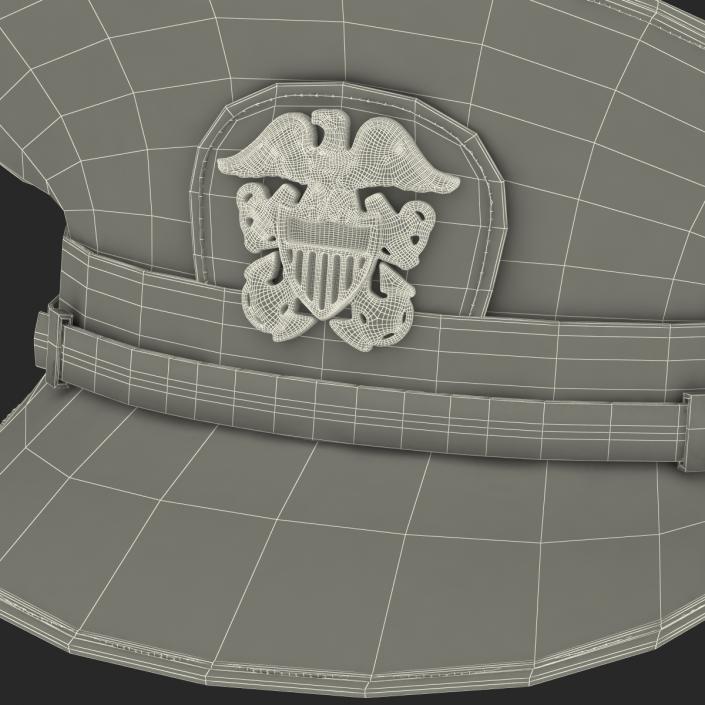 3D Admiral Combination Hat model