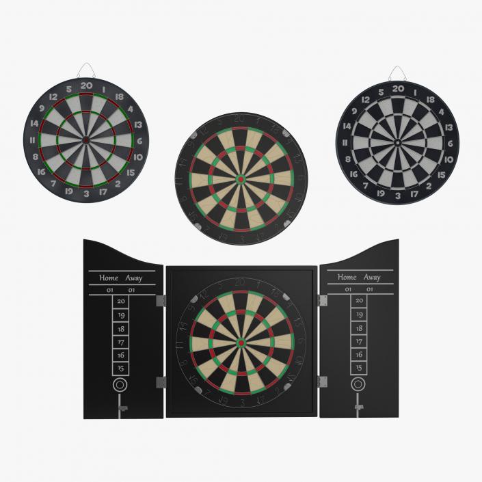 Dart Boards Collection 3D