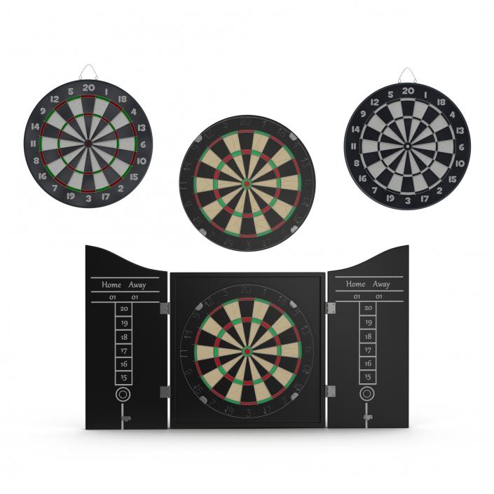 Dart Boards Collection 3D