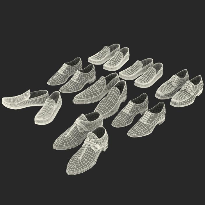 Man Shoes 3D Models Collection 3 3D