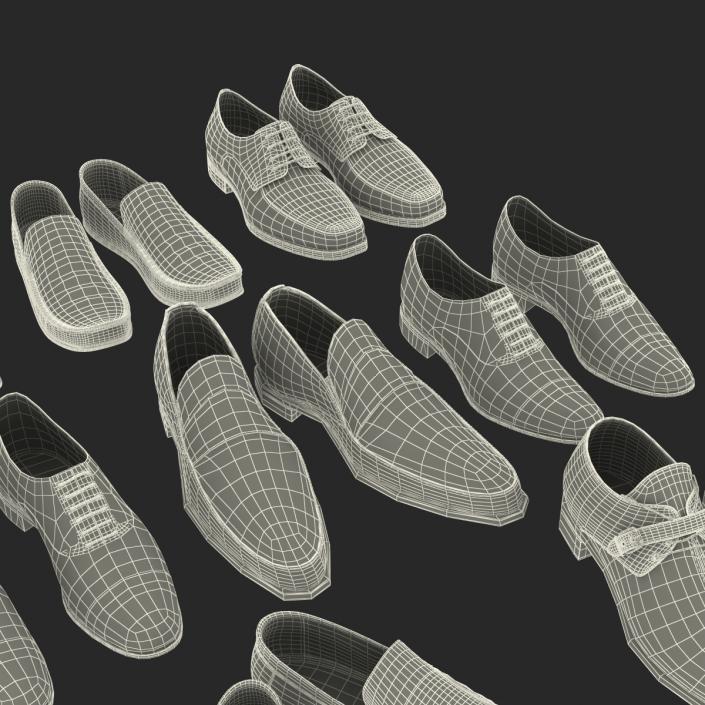 Man Shoes 3D Models Collection 3 3D