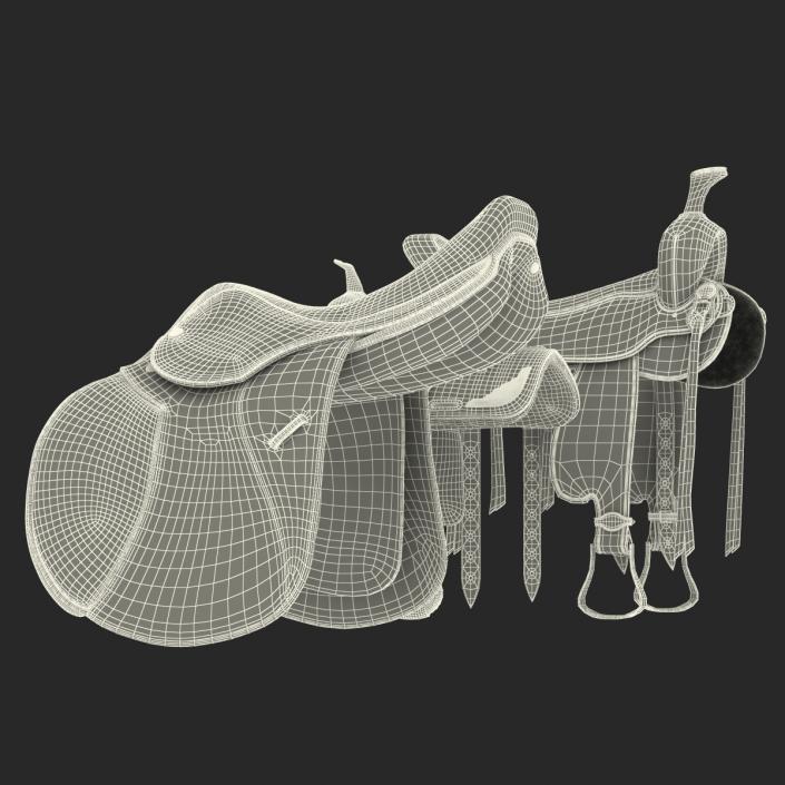 3D Saddles Collection model