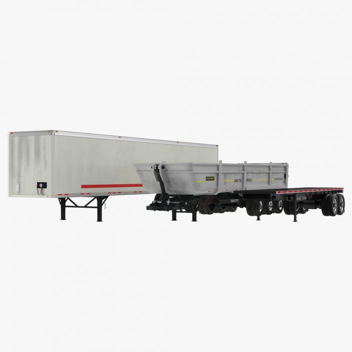 Trailers Collection 3D model