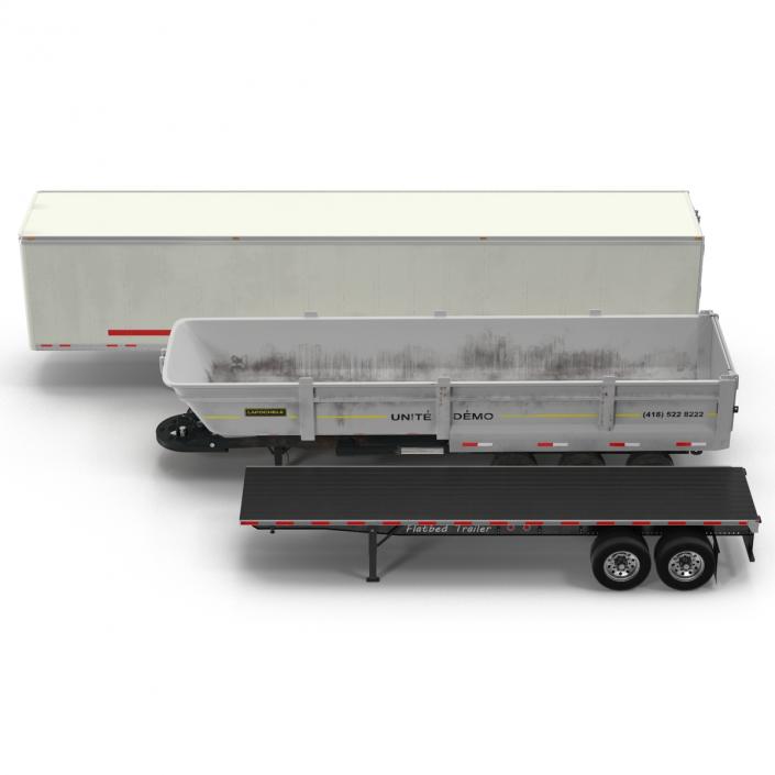 Trailers Collection 3D model