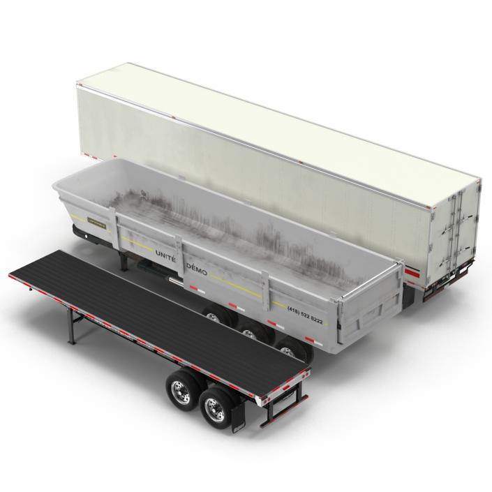 Trailers Collection 3D model