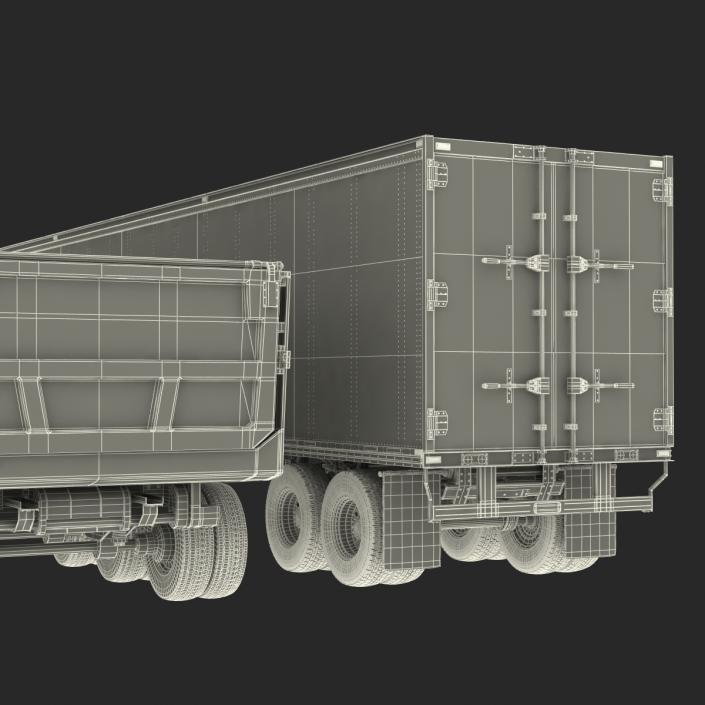 Trailers Collection 3D model