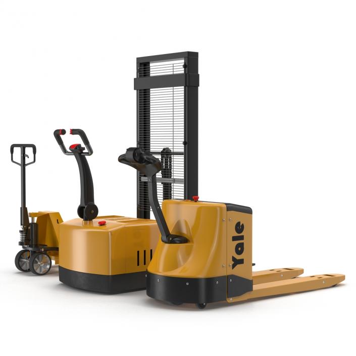 3D Pallet Jacks 3D Models Collection model