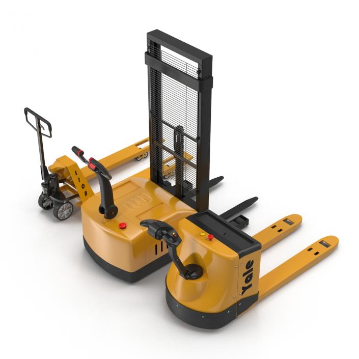 3D Pallet Jacks 3D Models Collection model