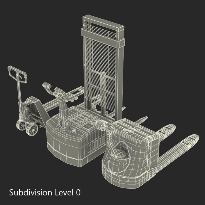 3D Pallet Jacks 3D Models Collection model