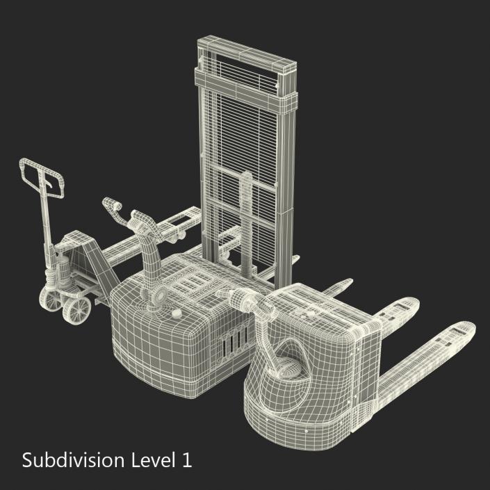 3D Pallet Jacks 3D Models Collection model