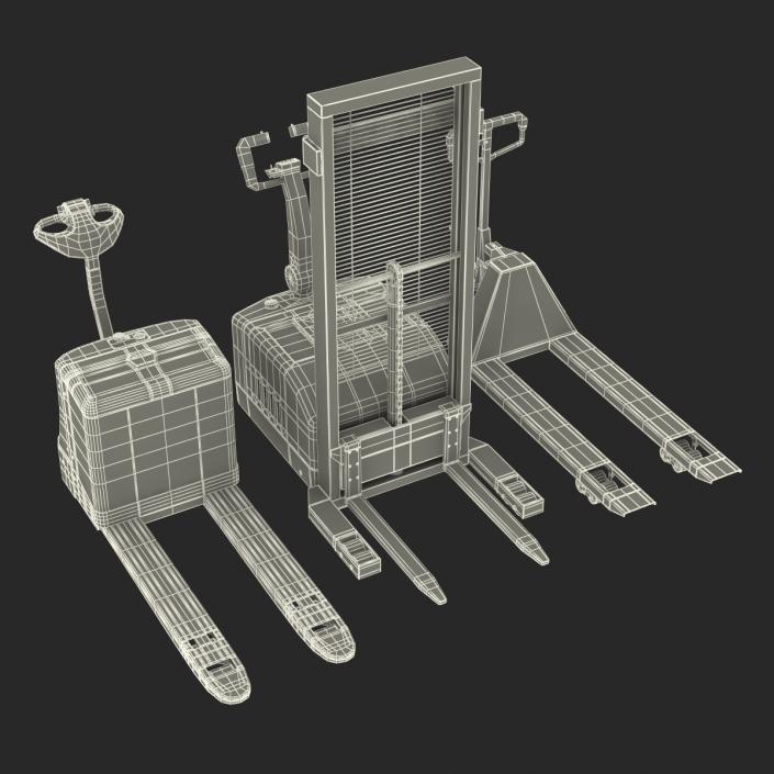 3D Pallet Jacks 3D Models Collection model