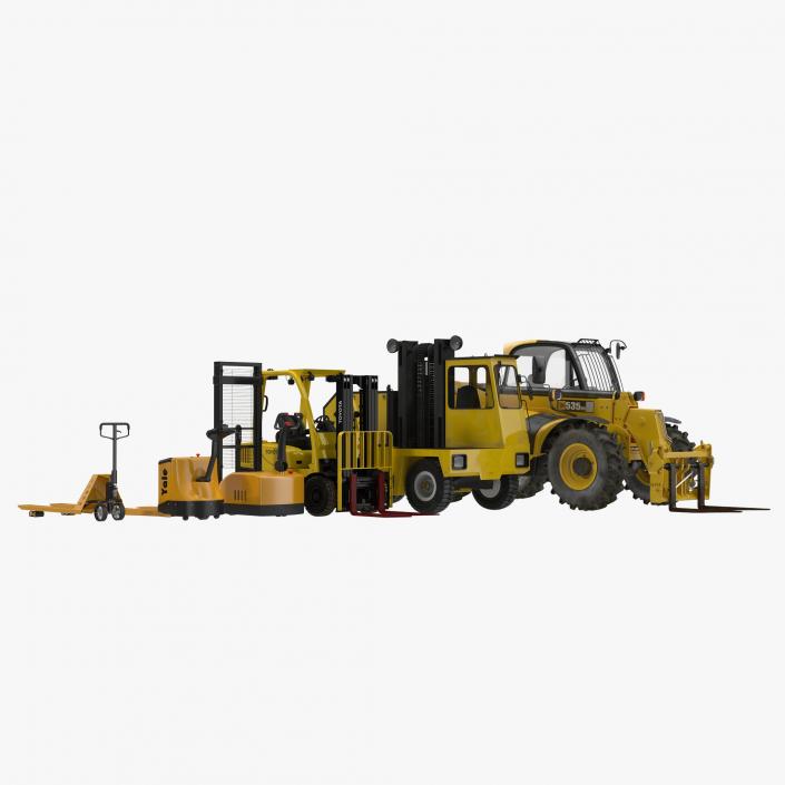 Forklifts 3D Models Collection 2 3D