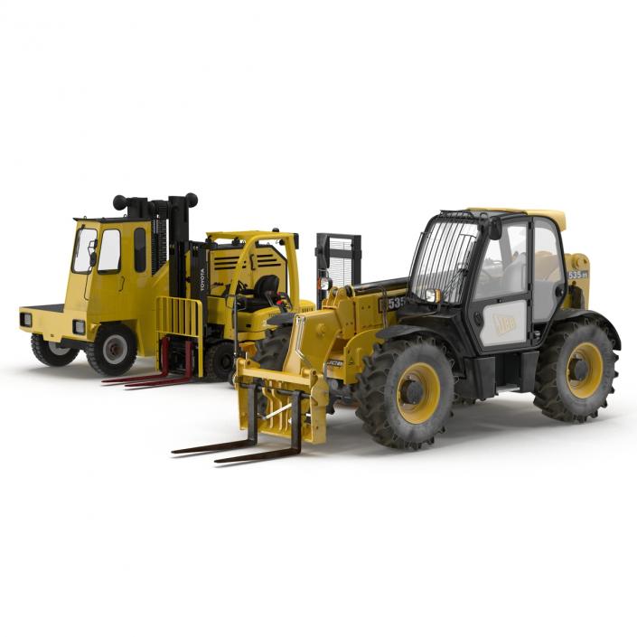 Forklifts 3D Models Collection 2 3D