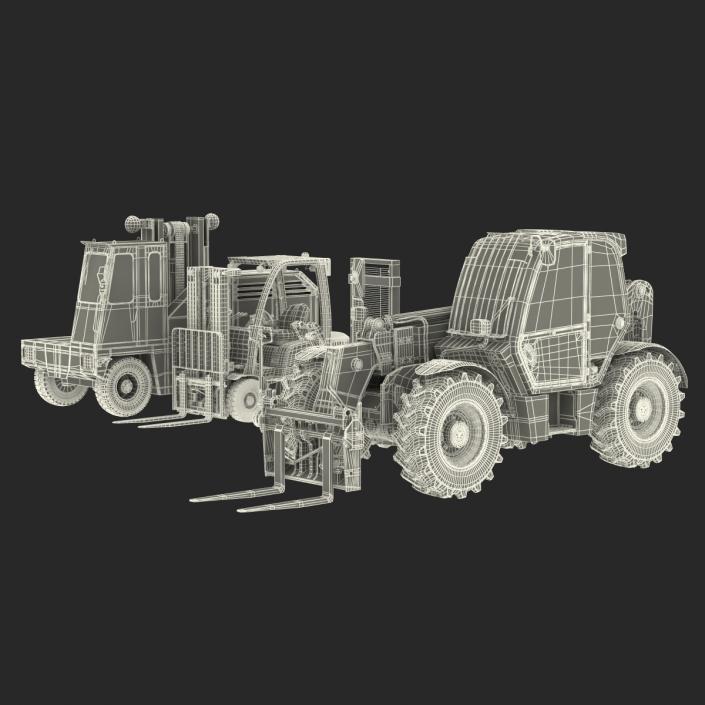 Forklifts 3D Models Collection 2 3D