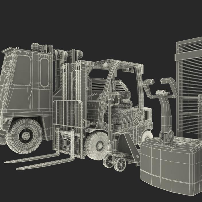 Forklifts 3D Models Collection 2 3D