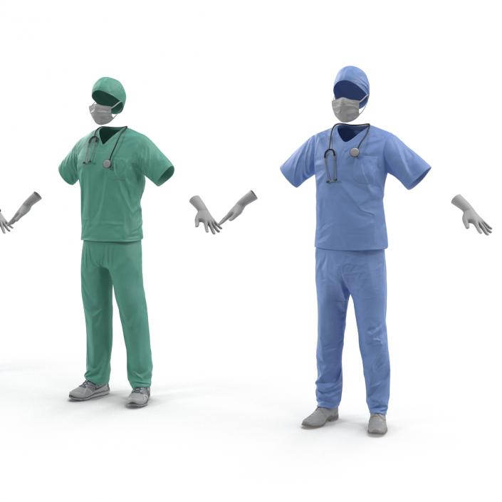 3D Doctor Clothing Collection