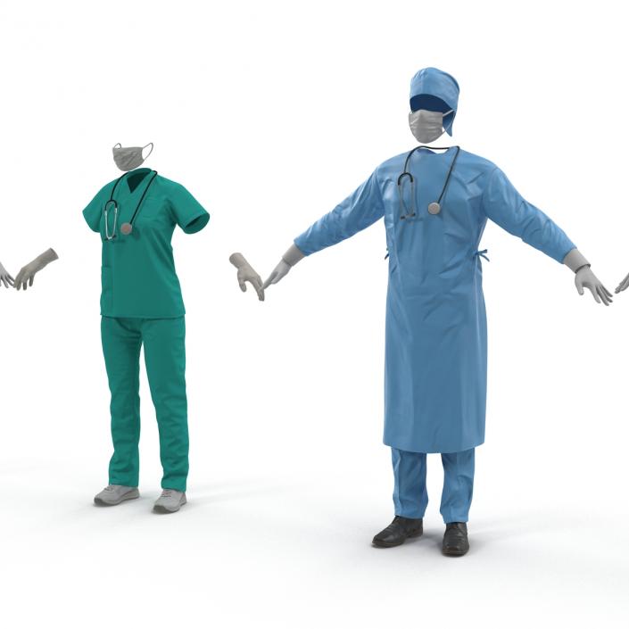 3D Doctor Clothing Collection