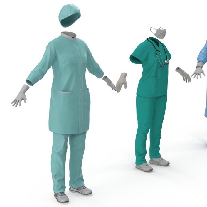 3D Doctor Clothing Collection