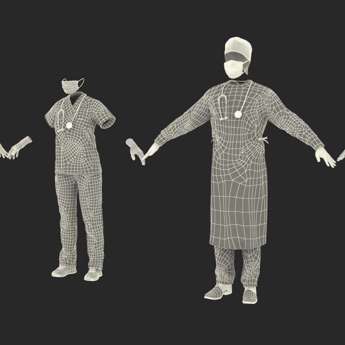 3D Doctor Clothing Collection