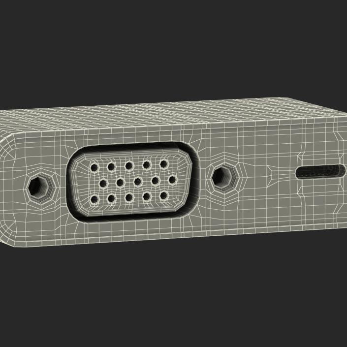 3D model Apple Lightning to VGA Adapter